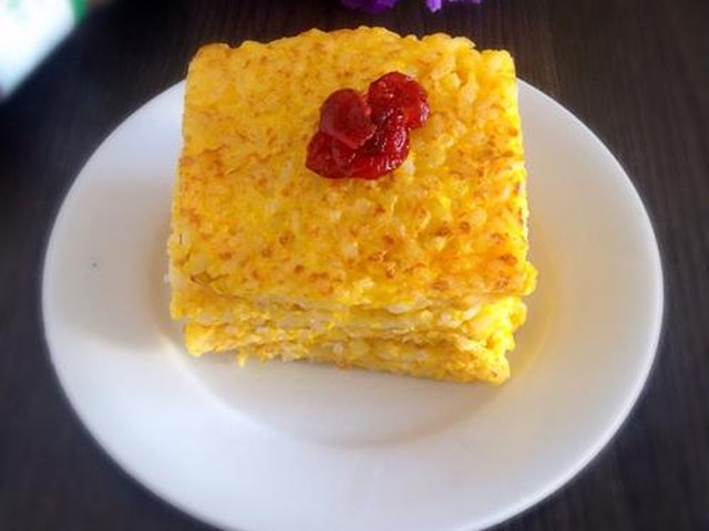 【米饭鸡蛋饼】步骤4
