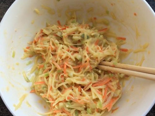 【葱香土豆鸡蛋饼】步骤4