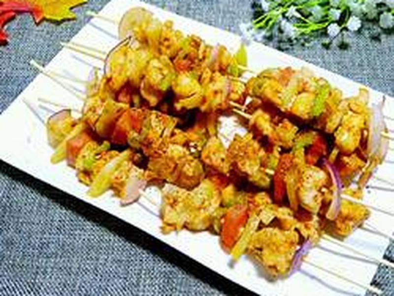 时蔬烤肉串