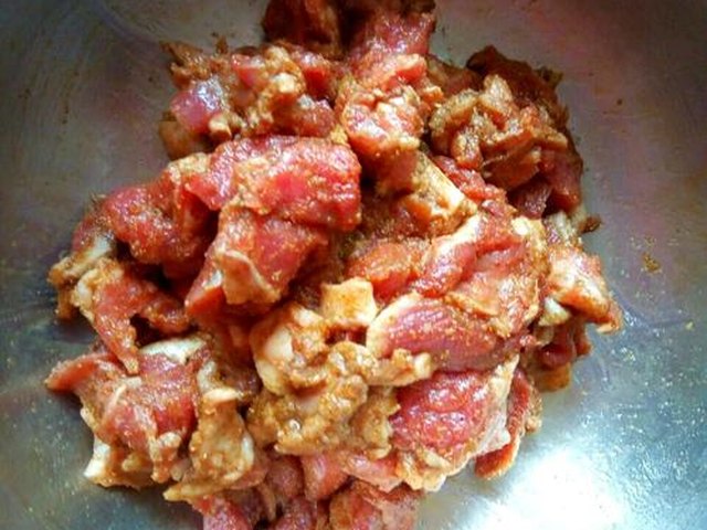 【羊肉串】步骤3