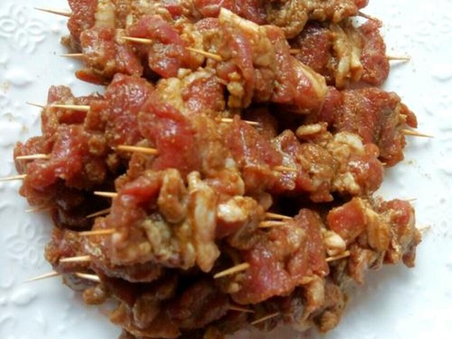 【羊肉串】步骤4