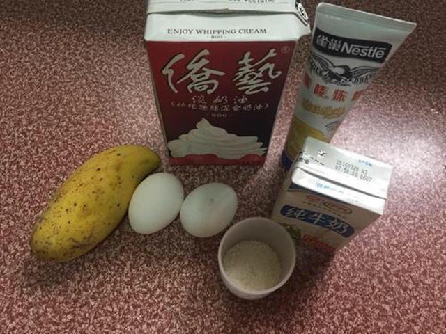 【芒果蛋挞】步骤1
