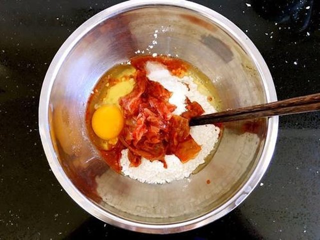 【泡菜煎饼】步骤2