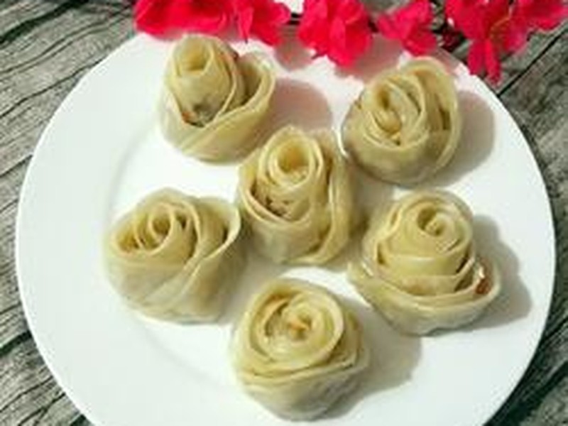 玫瑰花水饺