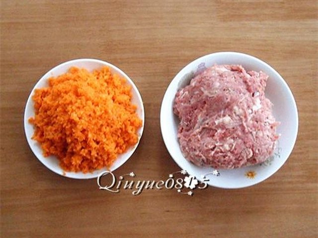 【胡萝卜羊肉馅饺子】步骤2