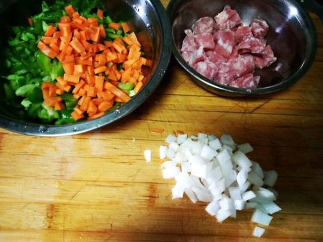 【猪肉青椒打卤面】步骤2