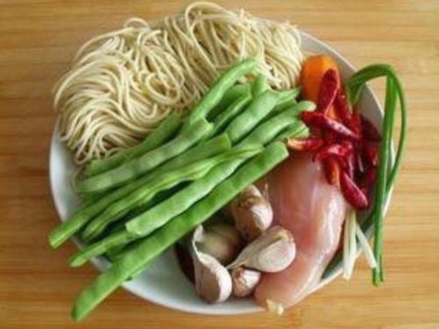 【豆角焖面】步骤1