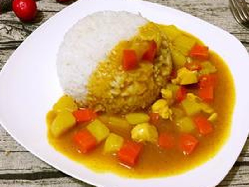 咖喱土豆鸡饭