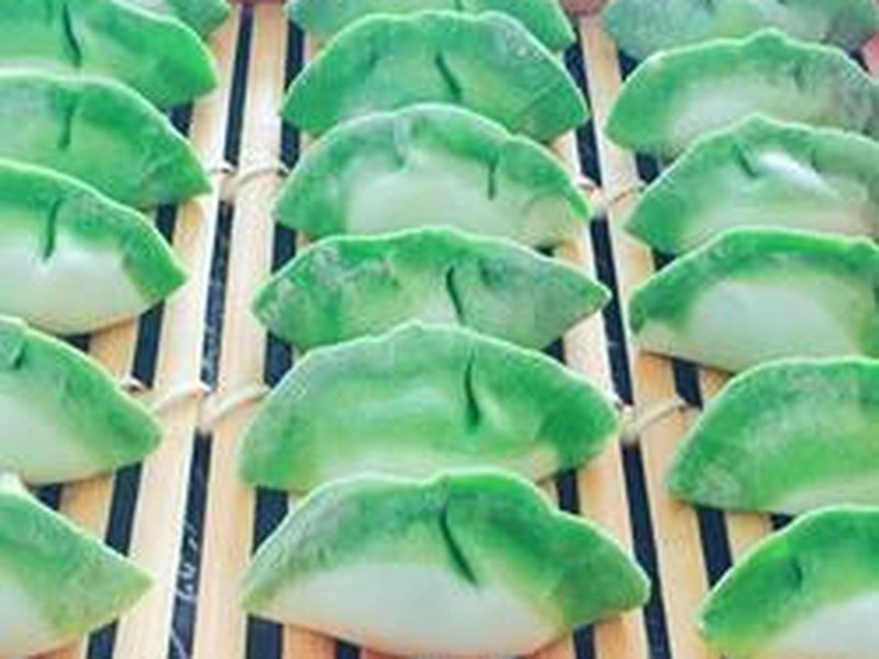 翡翠白菜饺子