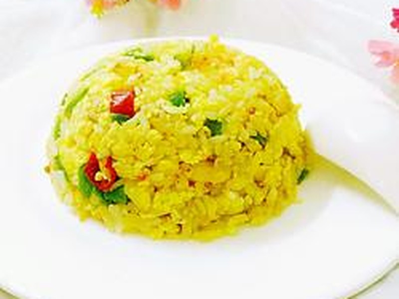 虾仁辣椒炒饭