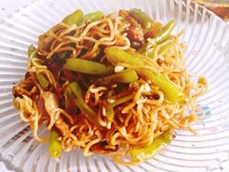 自家豆角焖面