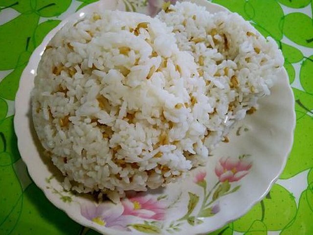 【咖哩虾仁炒饭】步骤3