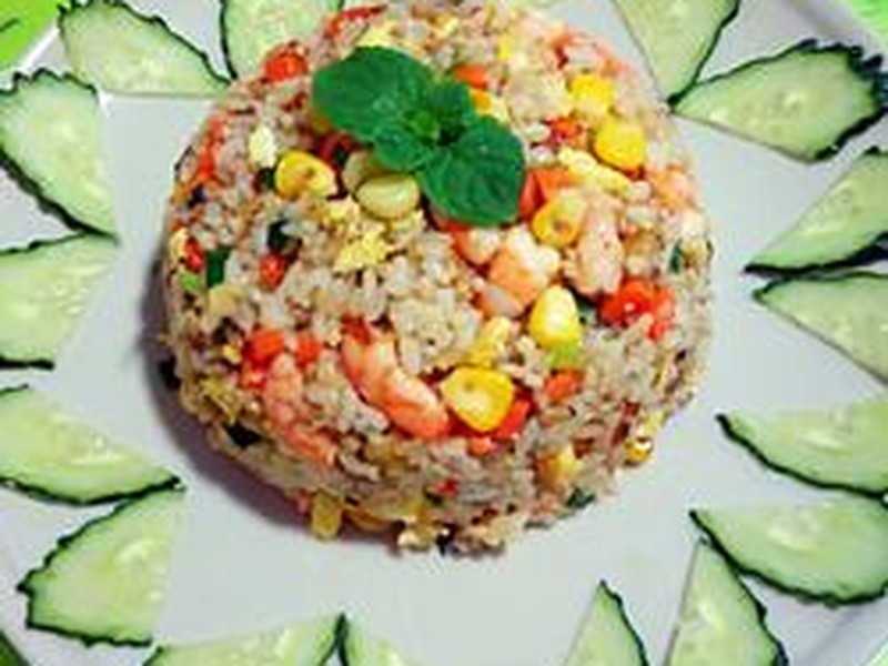 咖哩虾仁炒饭