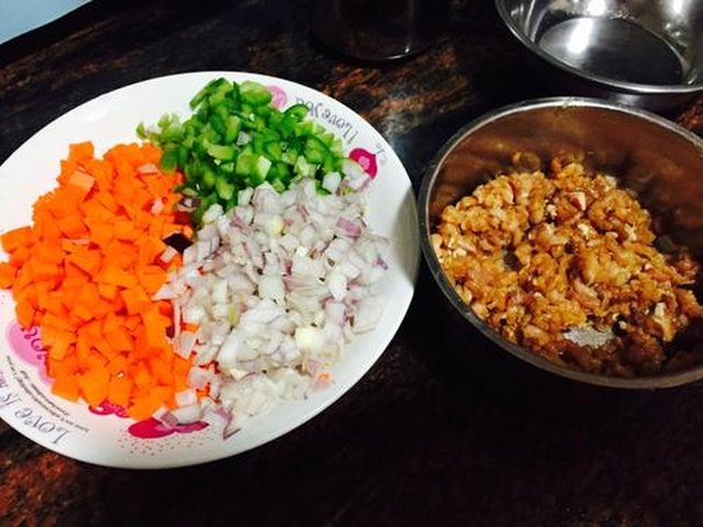【菠萝炒饭】步骤1