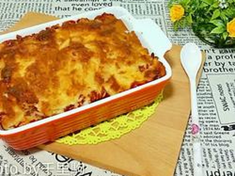芝士焗猪排饭