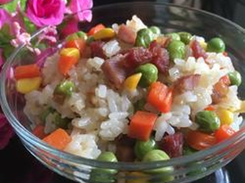 什锦豌豆糯米饭