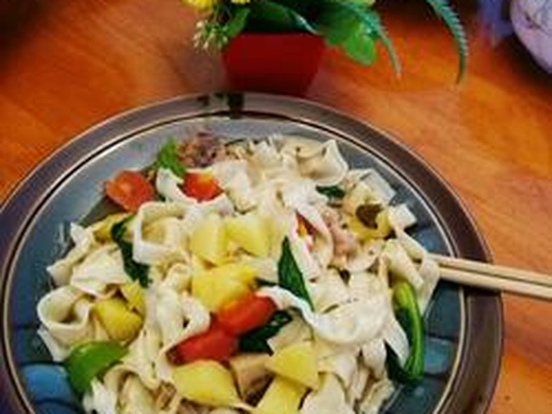 大盘鸡拌面