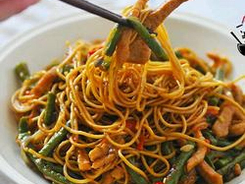 豆角焖面