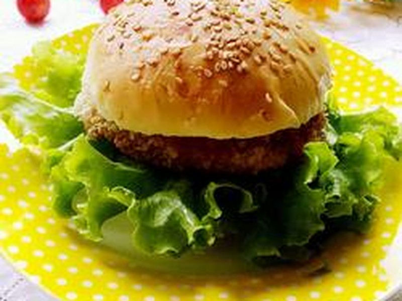 香辣鸡腿堡