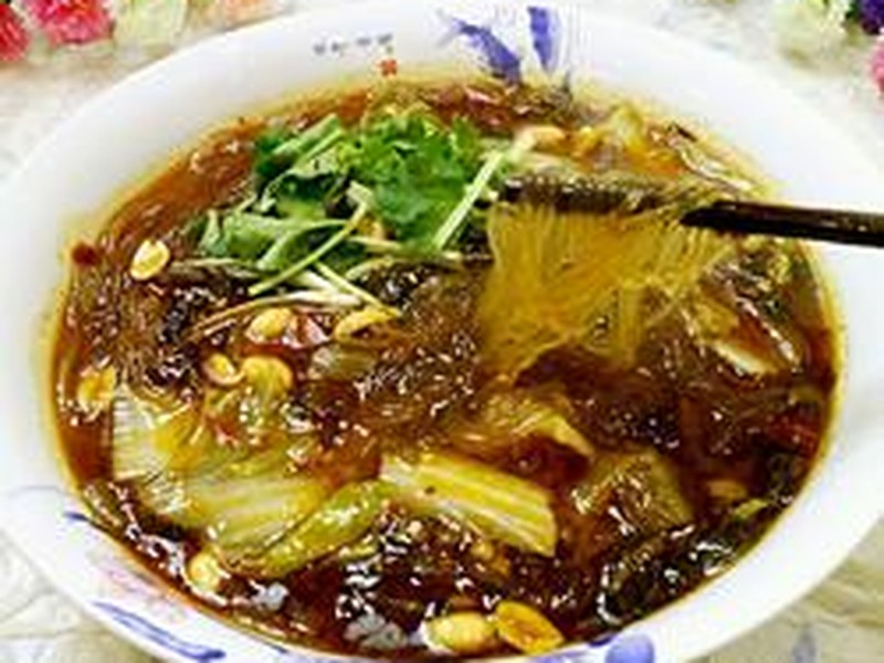 酸菜煮粉丝