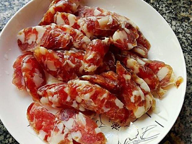【腊肠豌豆饭】步骤3