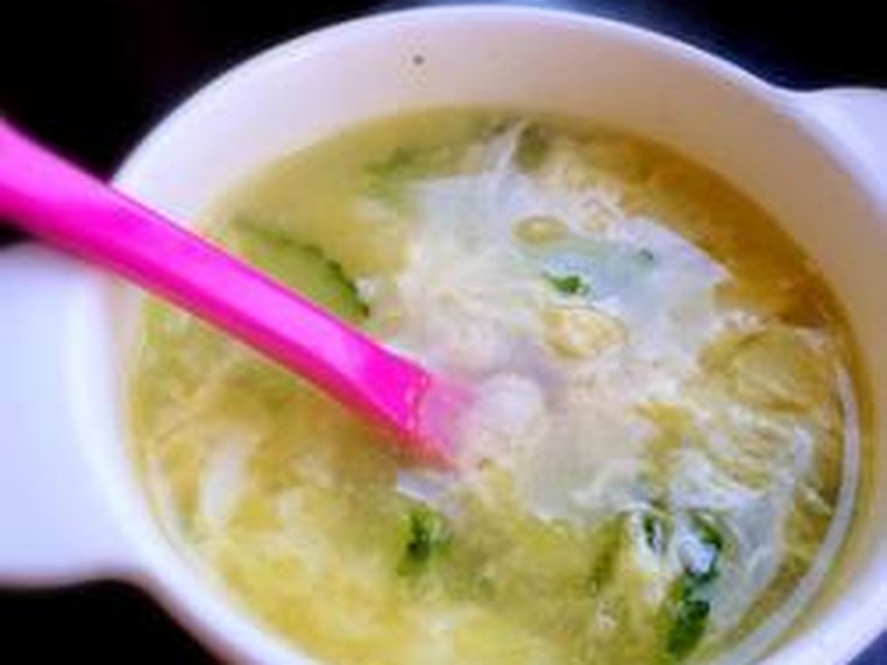 鸡蛋黄瓜汤