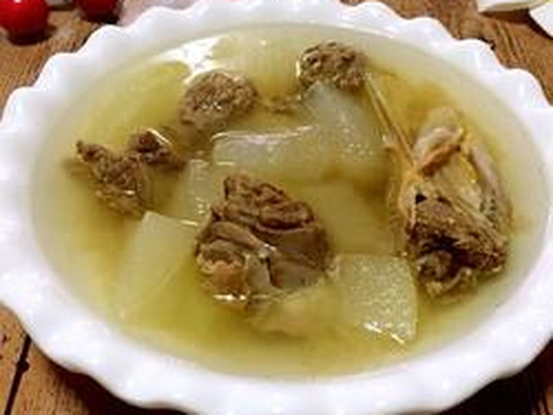鸭头炖冬瓜汤