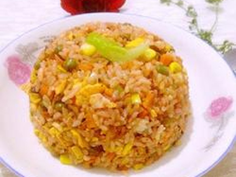 番茄酱蛋炒饭