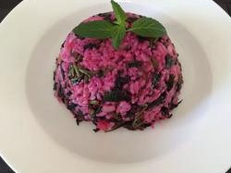 苋菜拌饭