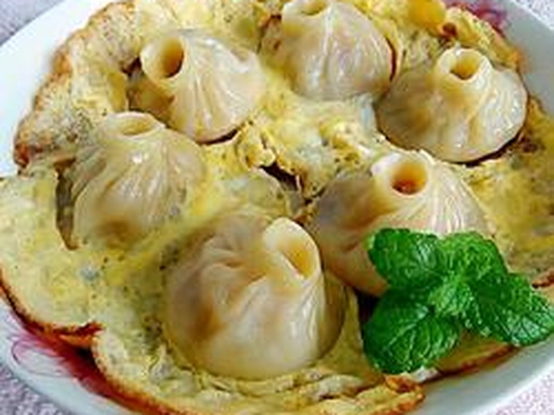 蛋煎小笼包