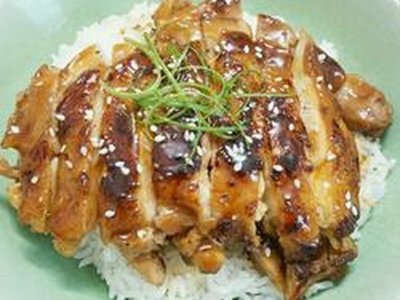 照烧鸡腿饭