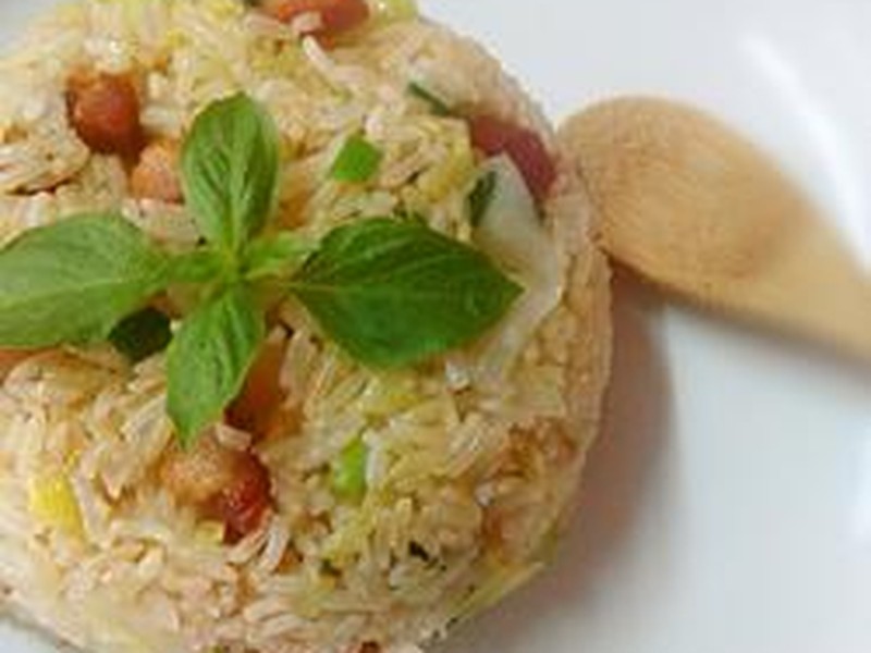 叉烧包菜炒饭