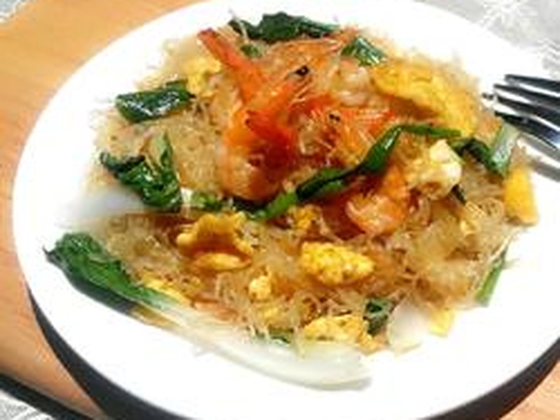 鸡蛋炒米线