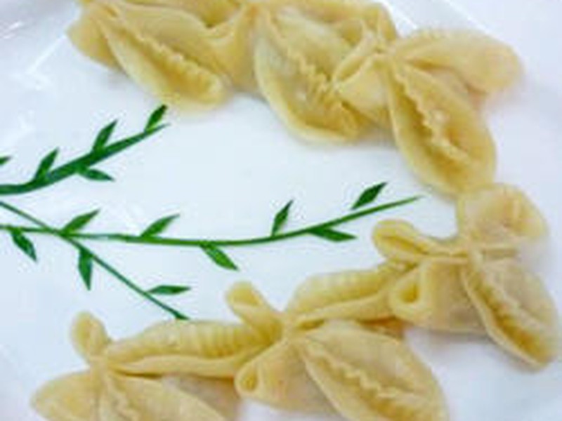 蝴蝶蒸饺