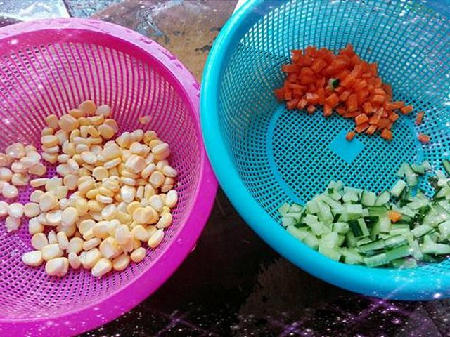 【三丁炒米饭】步骤2