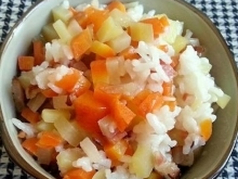 腊肉蒸饭