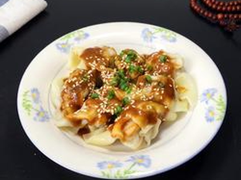 花生酱冷馄饨