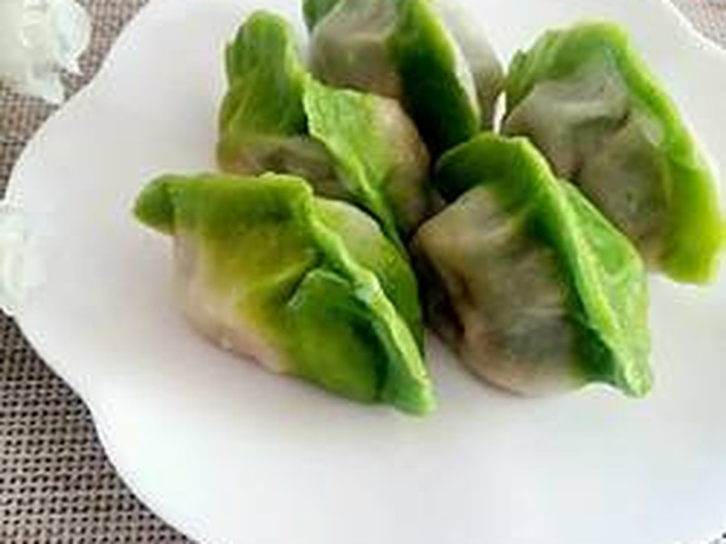 翡翠白菜水饺