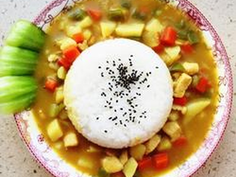 咖喱鸡肉饭