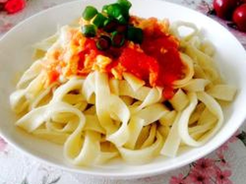 番茄鸡蛋拌面