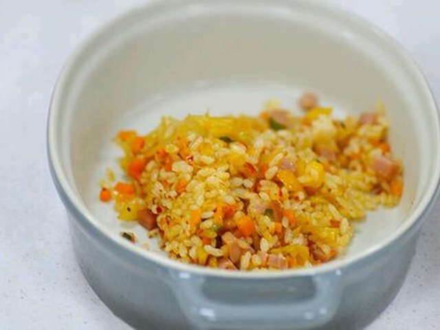 【泡菜芝士焗饭】步骤4