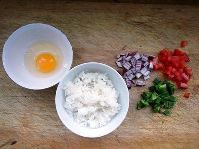 【蔬菜炒饭】步骤1