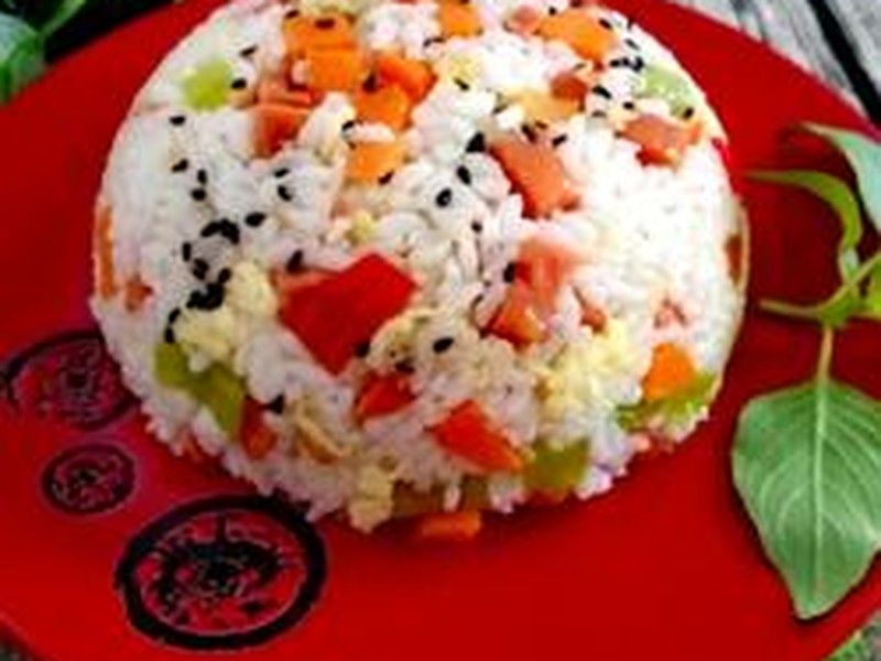 五彩炒饭