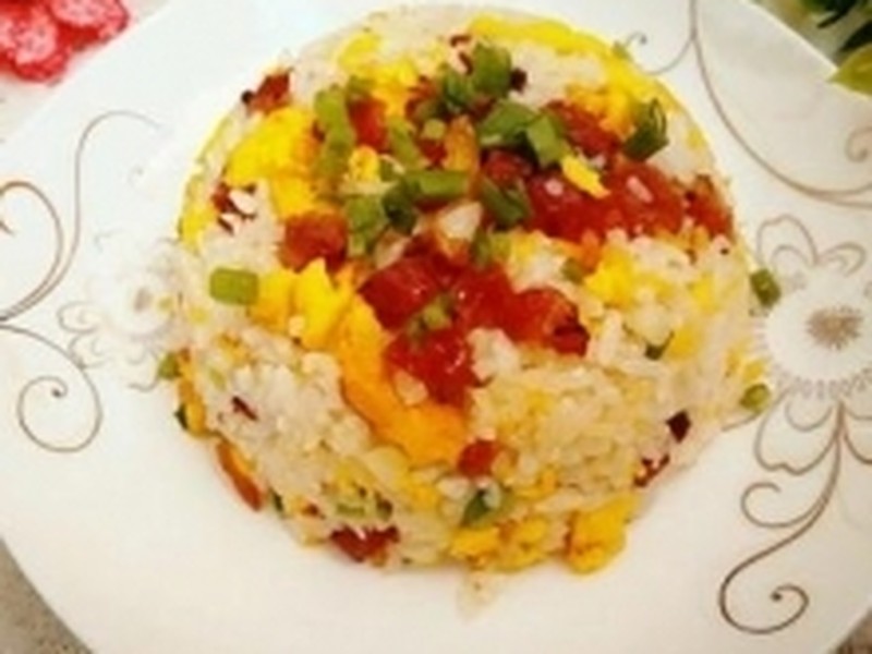 腊肠炒饭