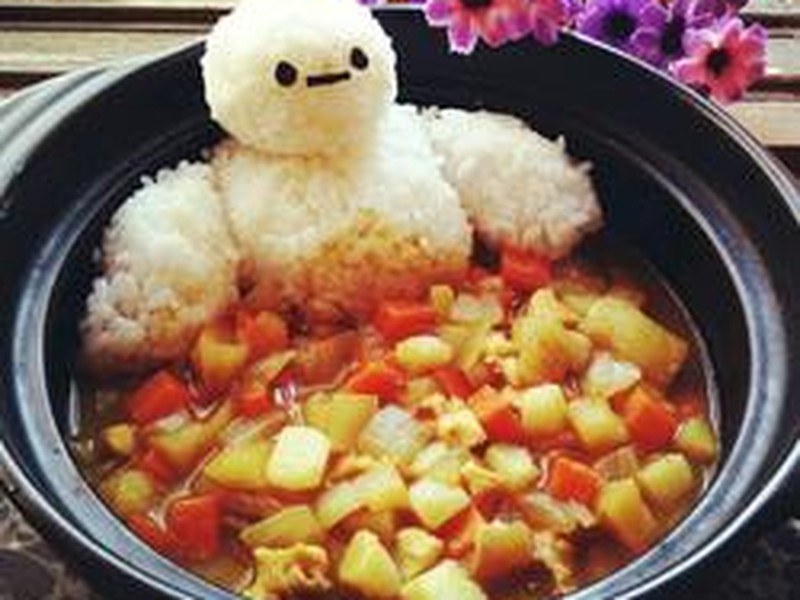 大白暖心咖喱