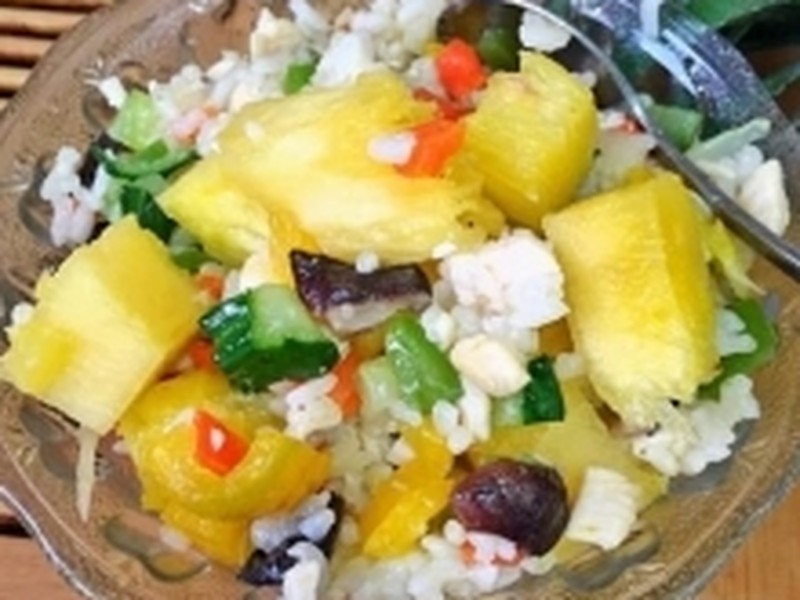 鸡丁菠萝饭