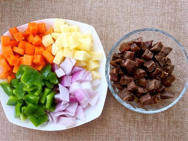 【咖喱牛肉饭】步骤3