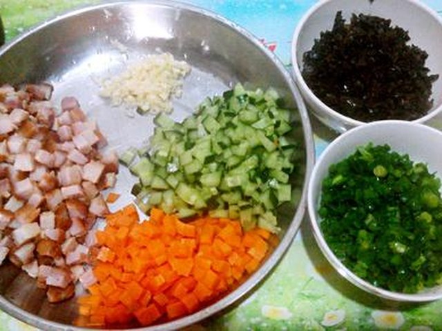 【叉烧木耳炒饭】步骤4