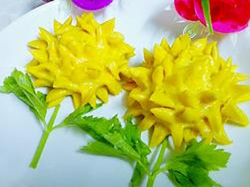 菊花馒头