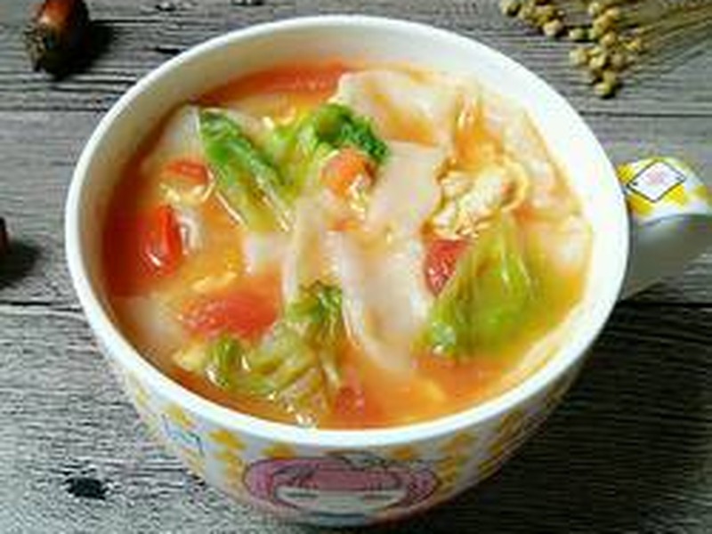 西红柿鸡蛋烩面片